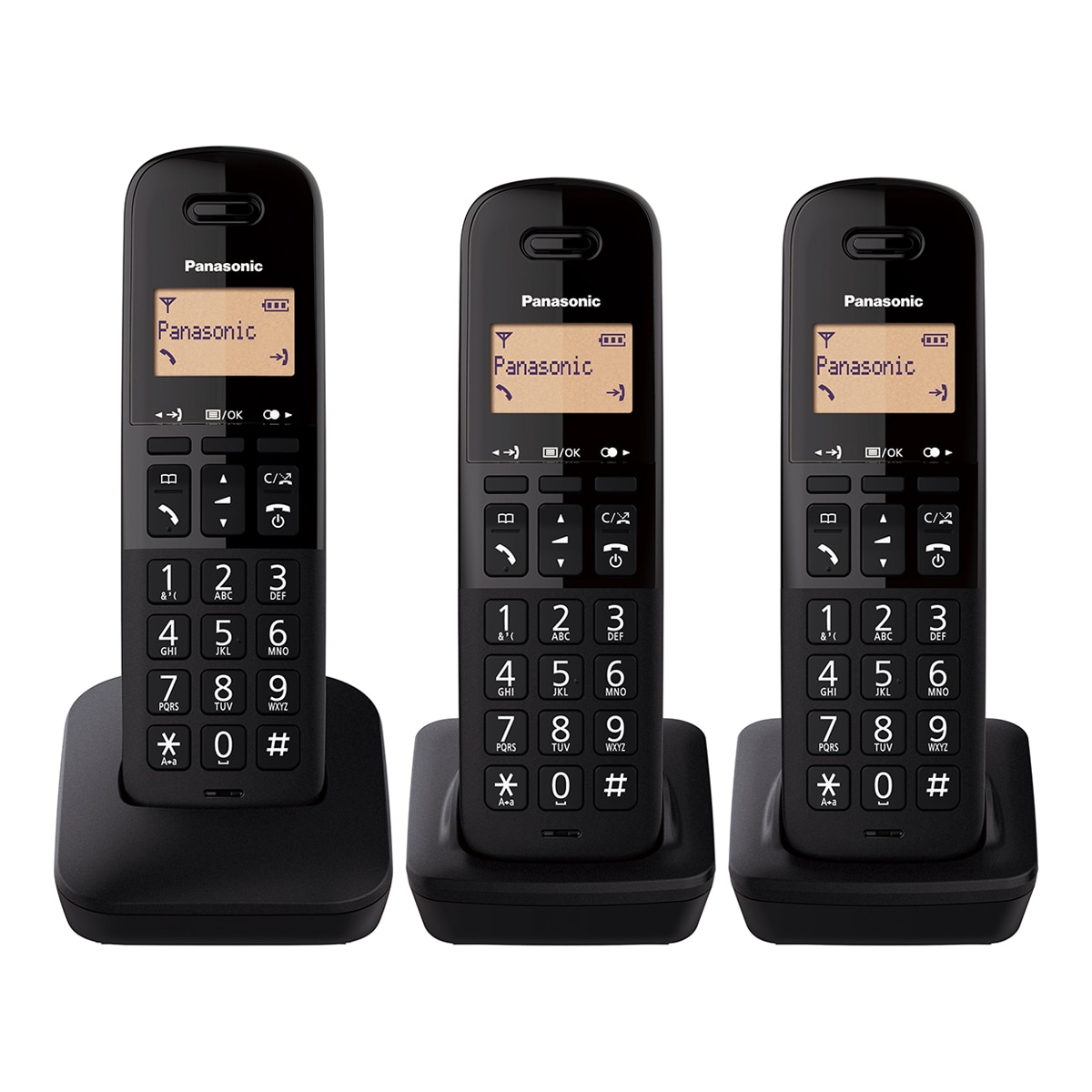 Imagen 0 de Teléfono DECT inalámbrico Panasonic KX-TGB613SPB, Trío