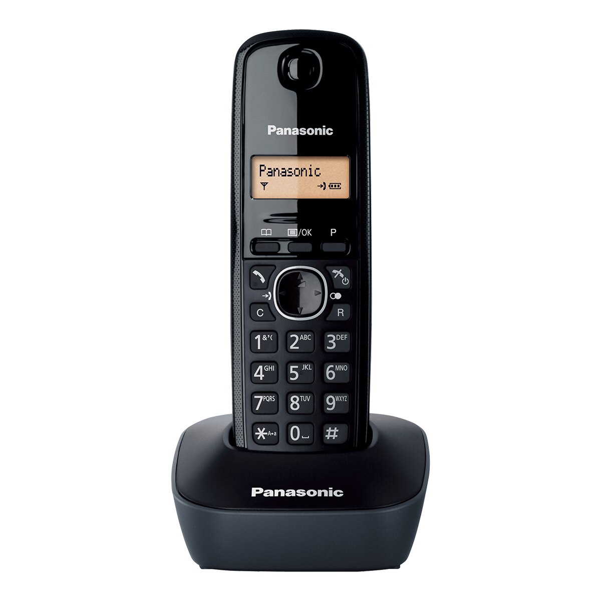 Teléfono DECT inalámbrico Panasonic KX-TG1611SPH Negro-3