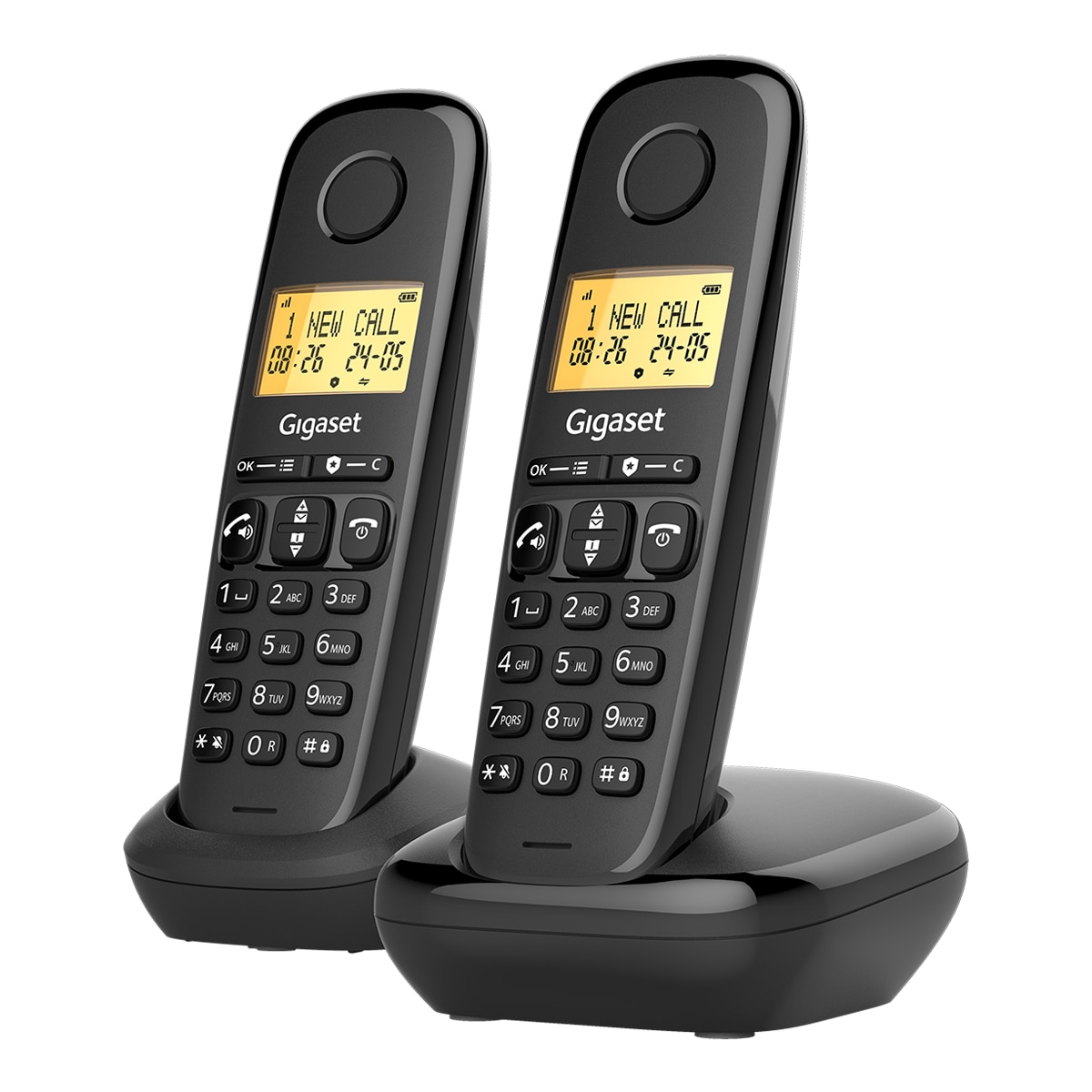 Imagen 0 de Teléfono fijo inalámbrico Gigaset Basic 100 DUO