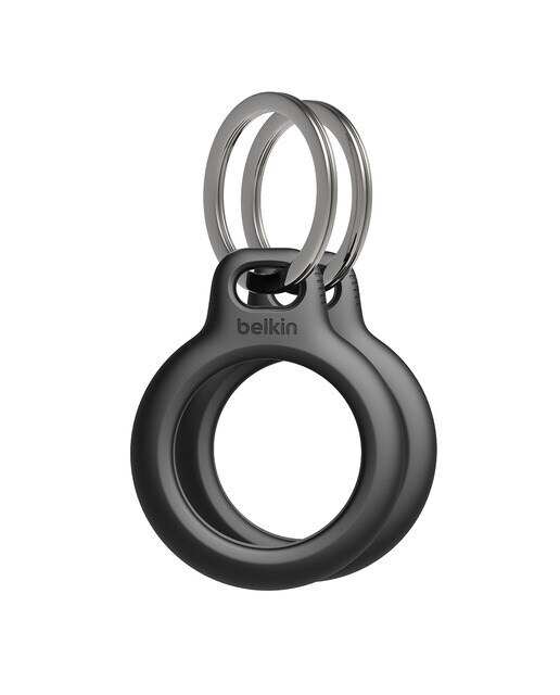 Soporte seguro Belkin Secure Holder con llavero para Airtag - Pack de 2 blanco / - Negro Negro-3
