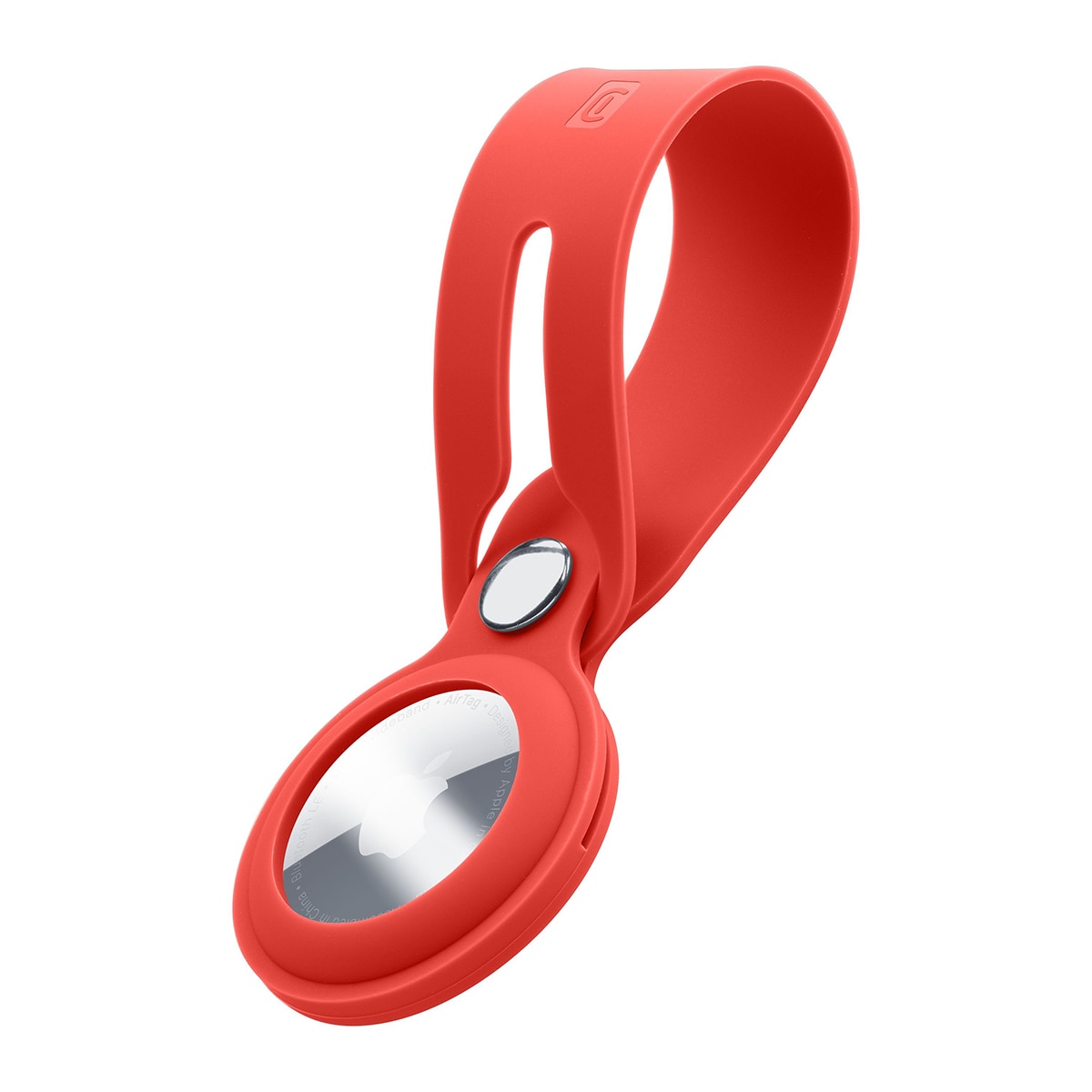 Imagen 0 de Correa de silicona Cellularline Loop rojo para AirTag