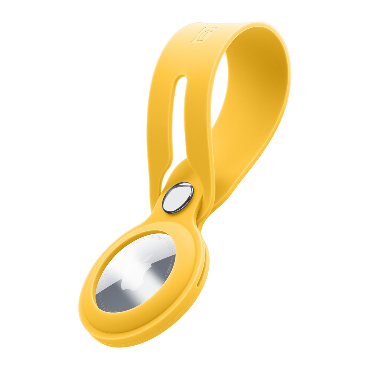 Imagen 0 de Correa de silicona Cellularline Loop amarillo para AirTag
