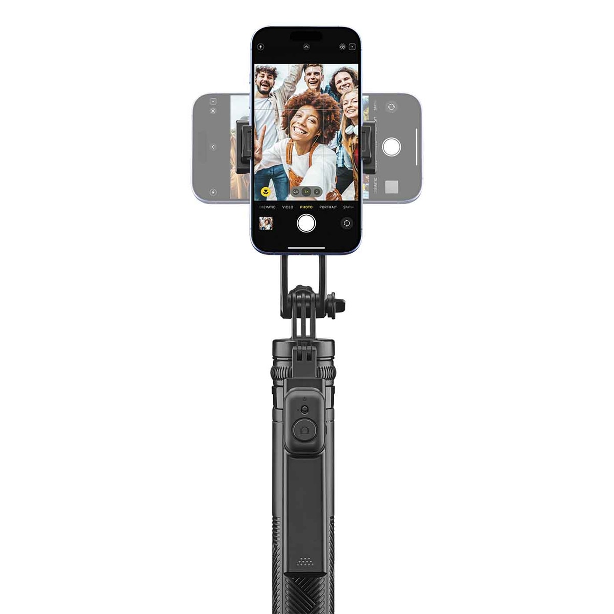Palo selfie Cellularline Selfie Stick Max para smartphones Negro-3