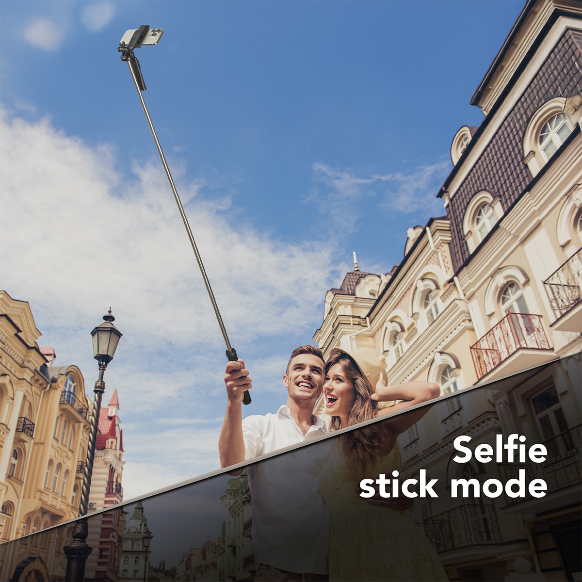 Palo selfie Cellularline Selfie Stick Max para smartphones Negro-8