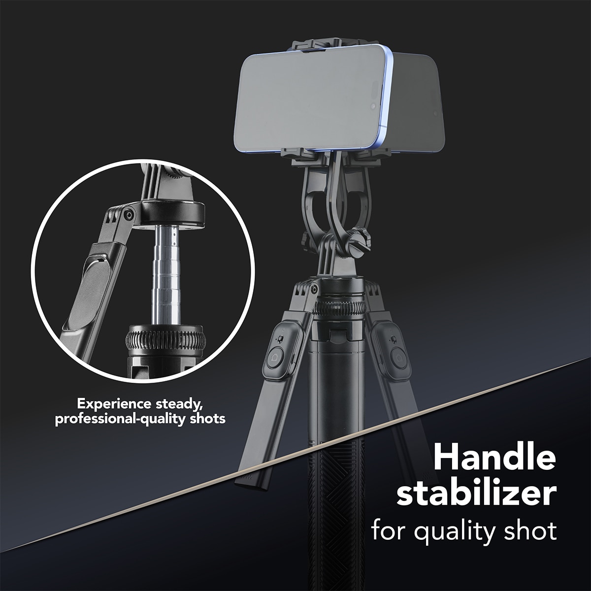 Palo selfie Cellularline Selfie Stick Max para smartphones Negro-9