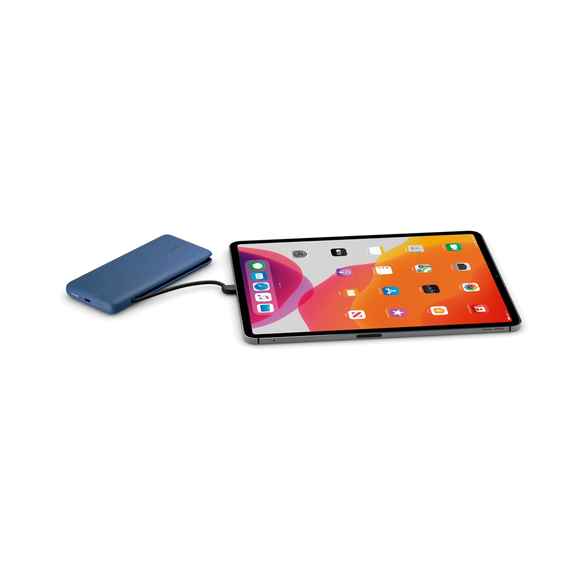 Power Bank Belkin USB-C - Lightning 10K con cables integrados Azul-4