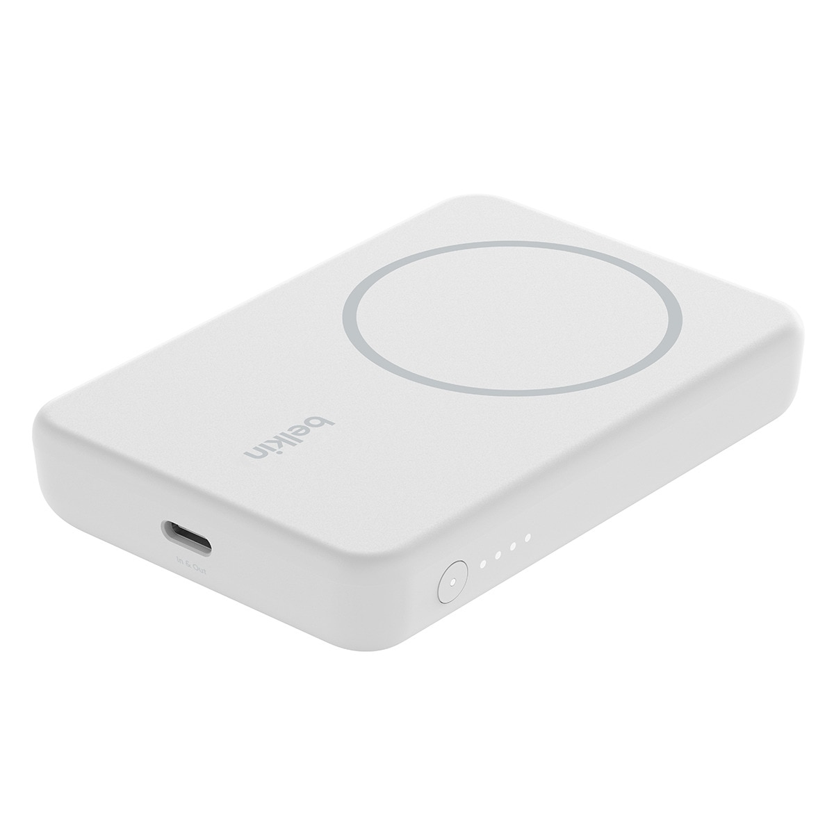 Imagen 0 de Batería externa inalámbrica magnética Belkin 5000 mAh + soporte