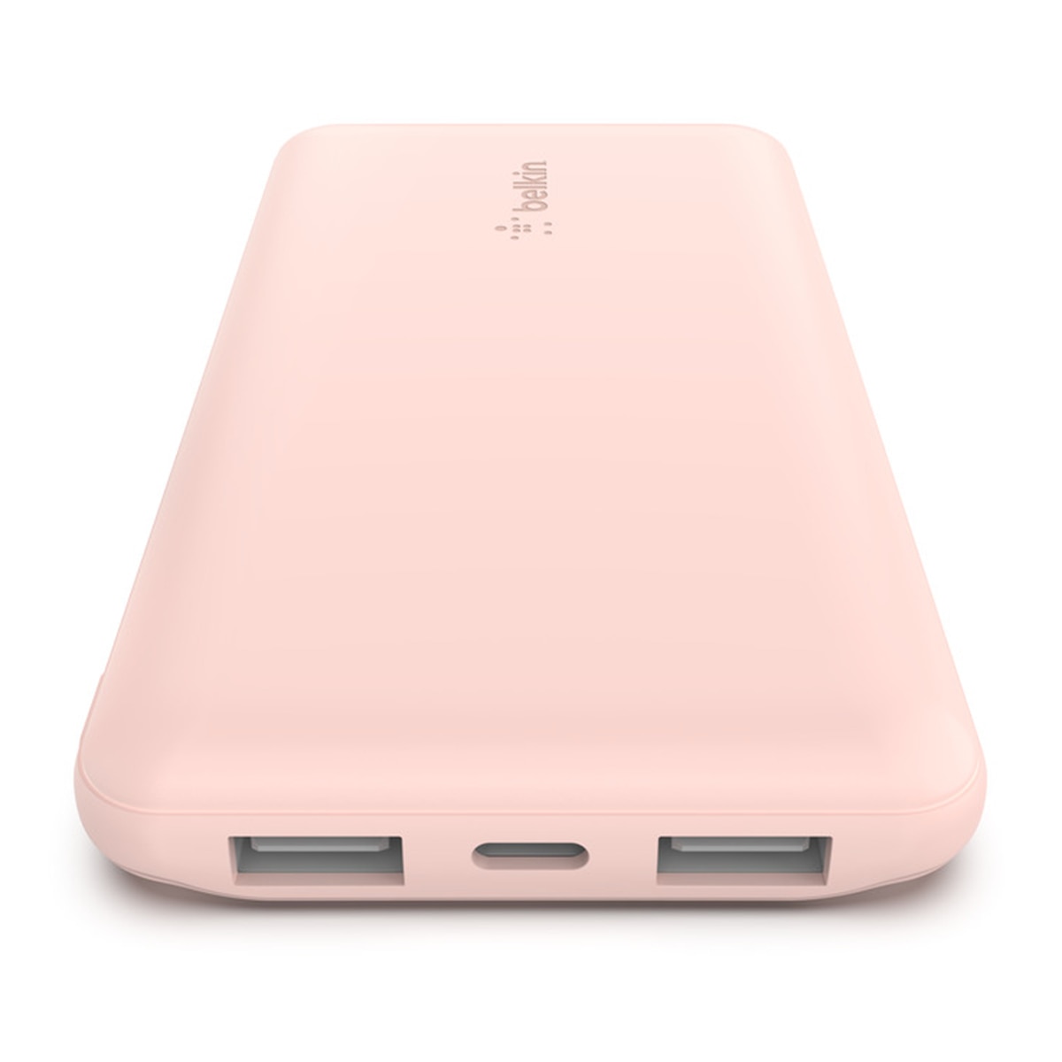 Batería externa Belkin 3 puertos 10000 mAh + cable USB-A a USB-C Oro Rosa-2