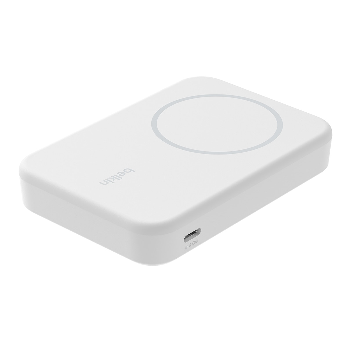 Batería externa magnética Belkin 8000 mA/h con Qi2 15W Blanco-2