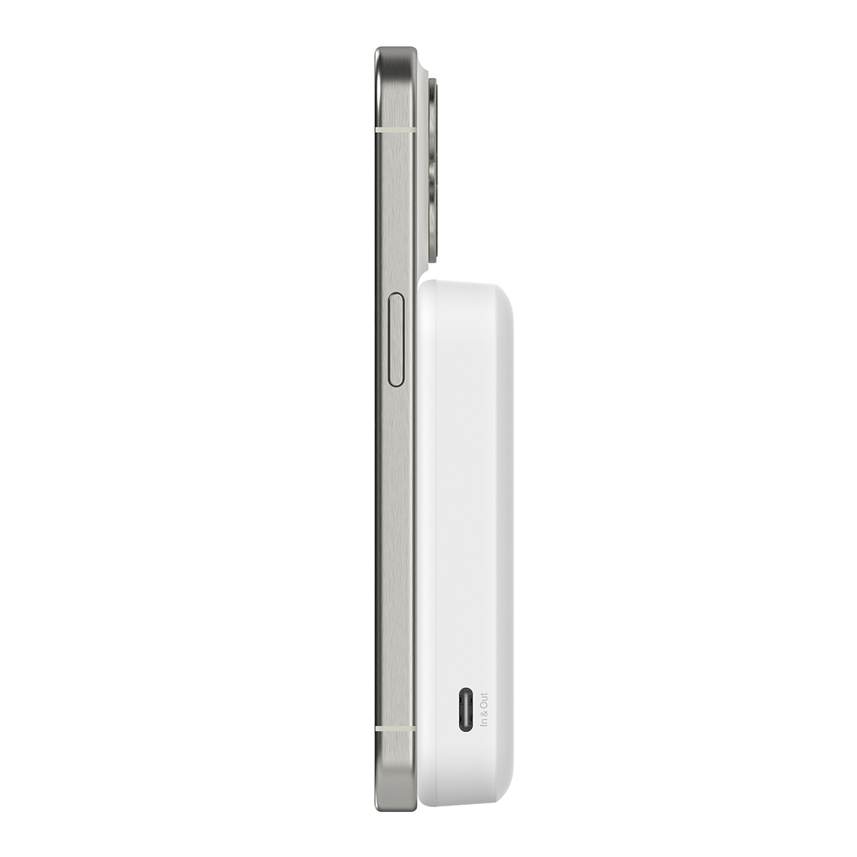 Batería externa magnética Belkin 8000 mA/h con Qi2 15W Blanco-4