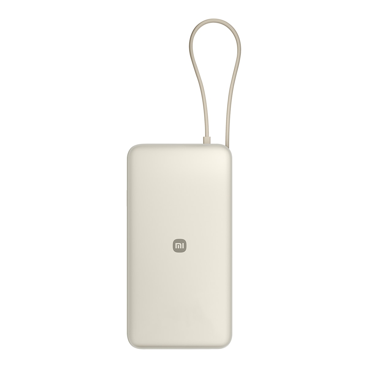 Imagen 0 de Power Bank Xiaomi 20000, 67W con cable integrado, beige