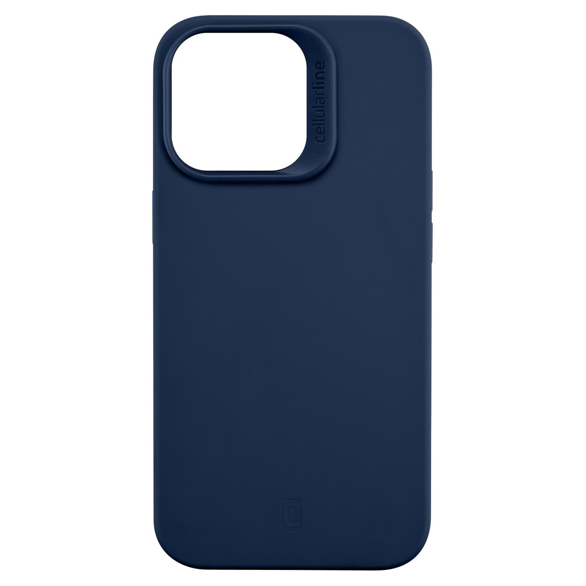 Carcasa de silicona azul Cellular Line Sensation para iPhone 14 Pro Azul-1