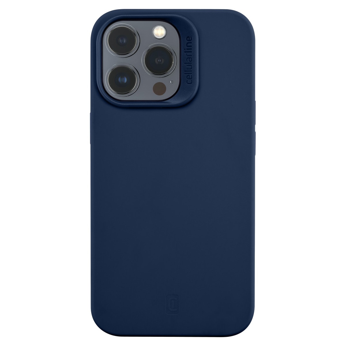 Carcasa de silicona azul Cellular Line Sensation para iPhone 14 Pro Azul-2