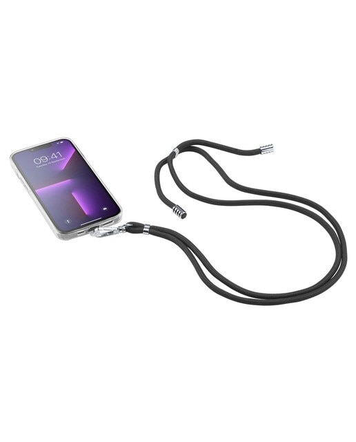 Cellular Line - Colgante universal para smartphones Cellular Line Universal Lace negro.