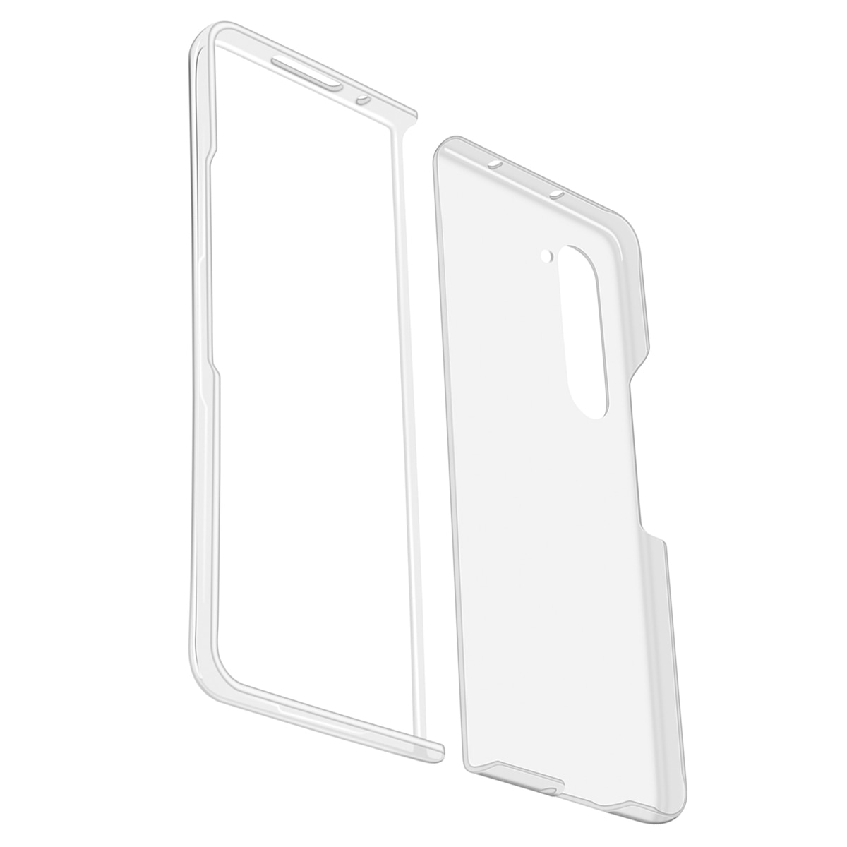 Funda Cellularline Clear Case para Samsung Galaxy Z Fold5 transparente 1
