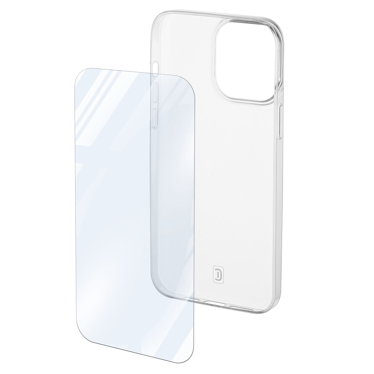 Kit de Funda + protector de cristal Cellularline para iPhone 15 Plus 1