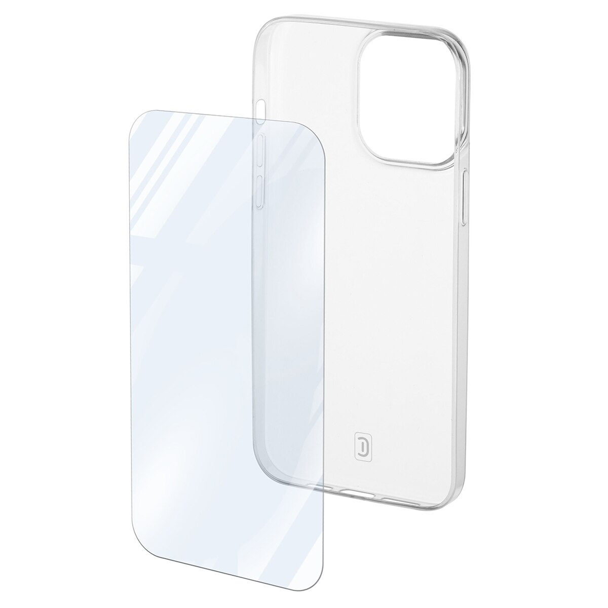 Kit de Funda + protector de cristal Cellularline para iPhone 15 1