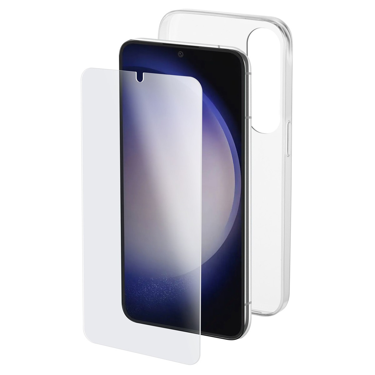 Kit de Capa + Película de Vidro Cellularline para Samsung Galaxy S24 1