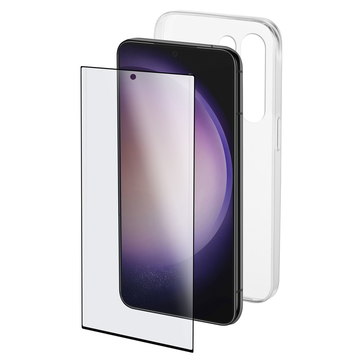 Kit de Capa + Película de Vidro Cellularline para Samsung Galaxy S24 Ultra 1