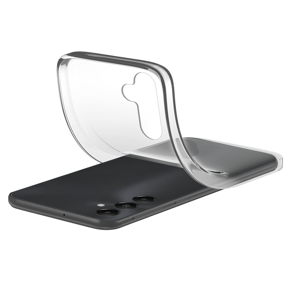 Carcasa de goma soft Cellularline para Samsung Galaxy A05s Transparente 1