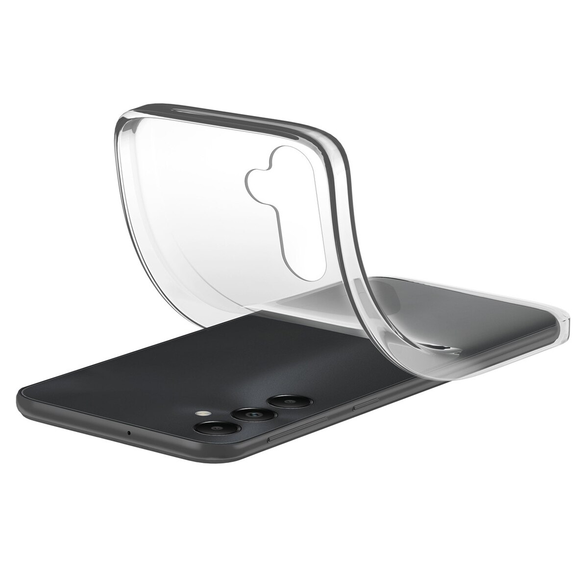 Carcasa de goma soft Cellularline para Samsung Galaxy A25 Transparente 1