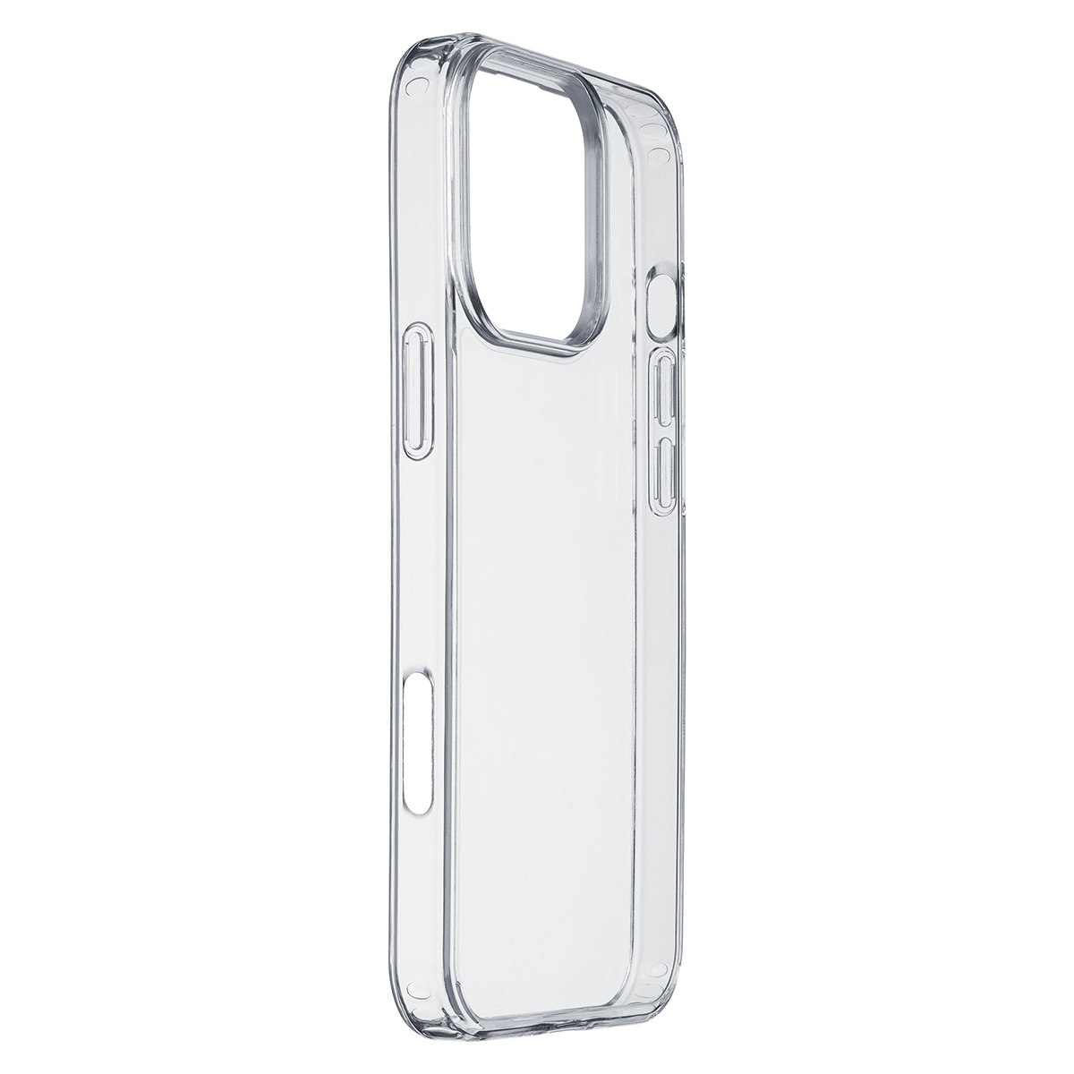 Funda rígida transparente Cellularline Clear Duo para iPhone 16 Pro Max Transparente-1
