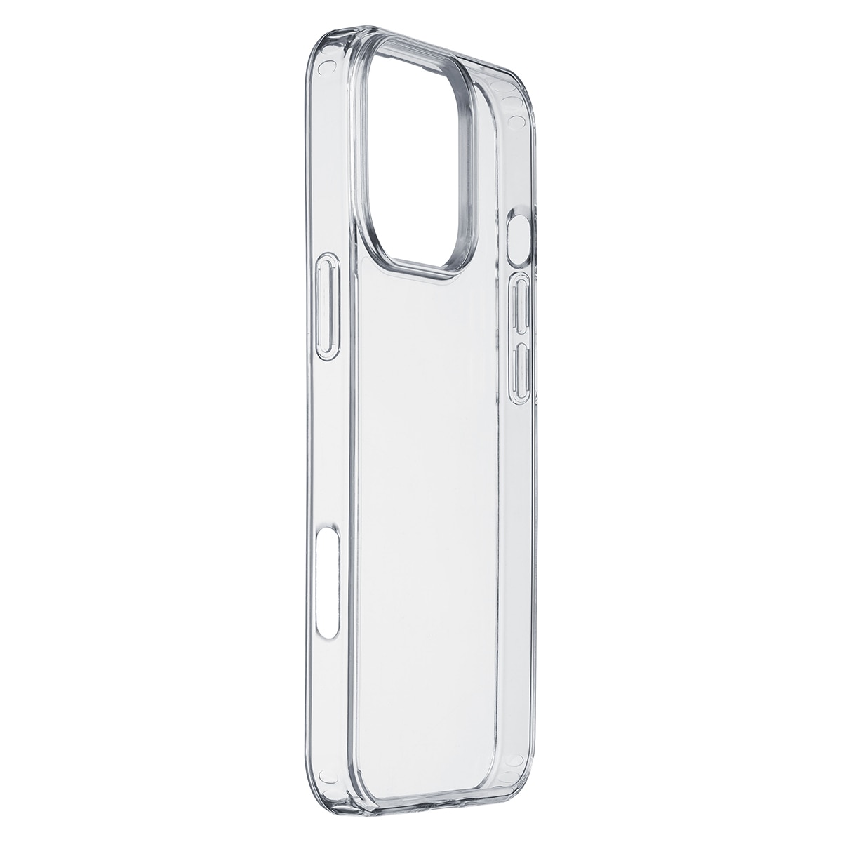 Funda rígida transparente Cellularline Clear Duo para iPhone 16 Pro Transparente-1