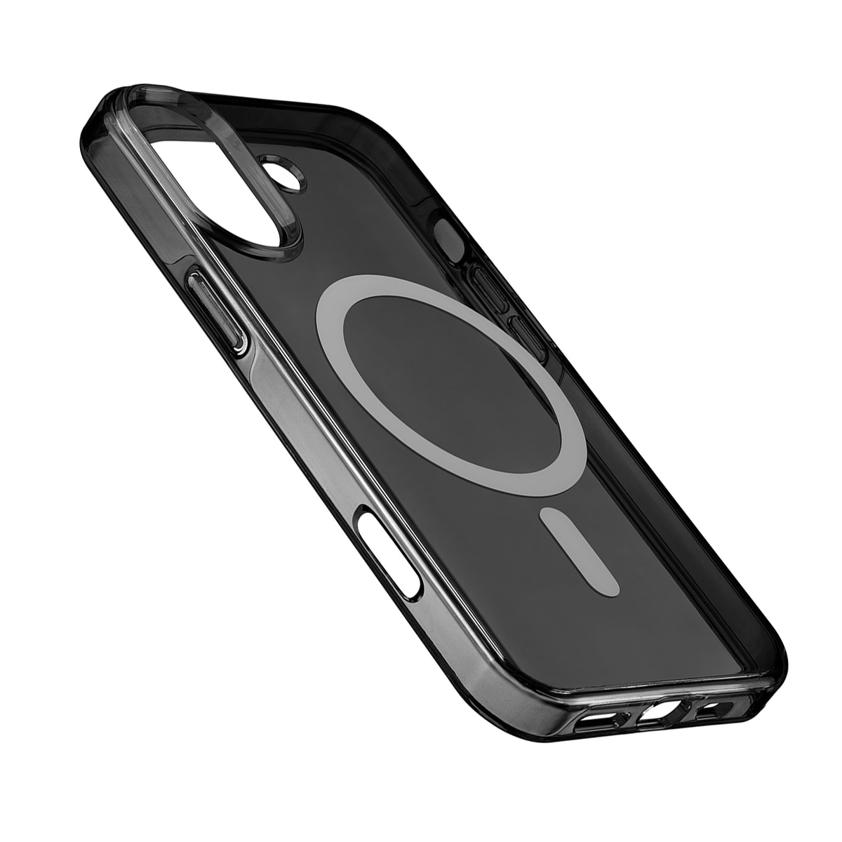 Funda Cellularline Gloss Mag para iPhone 16 negra Negro-1