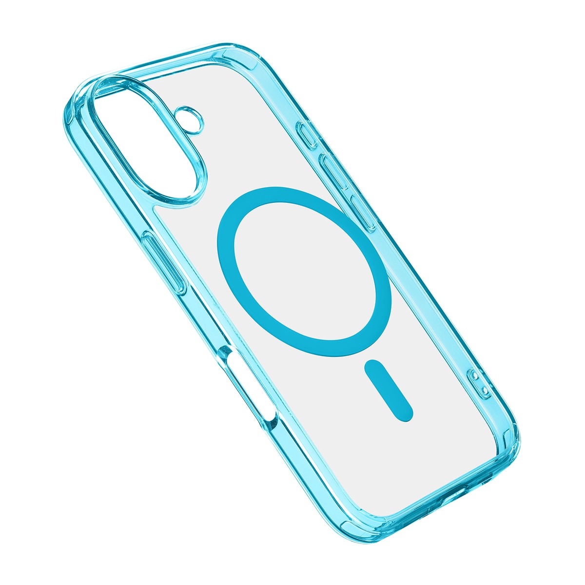 Funda verde Cellularline Iconic Mag para iPhone 16 Verde-1