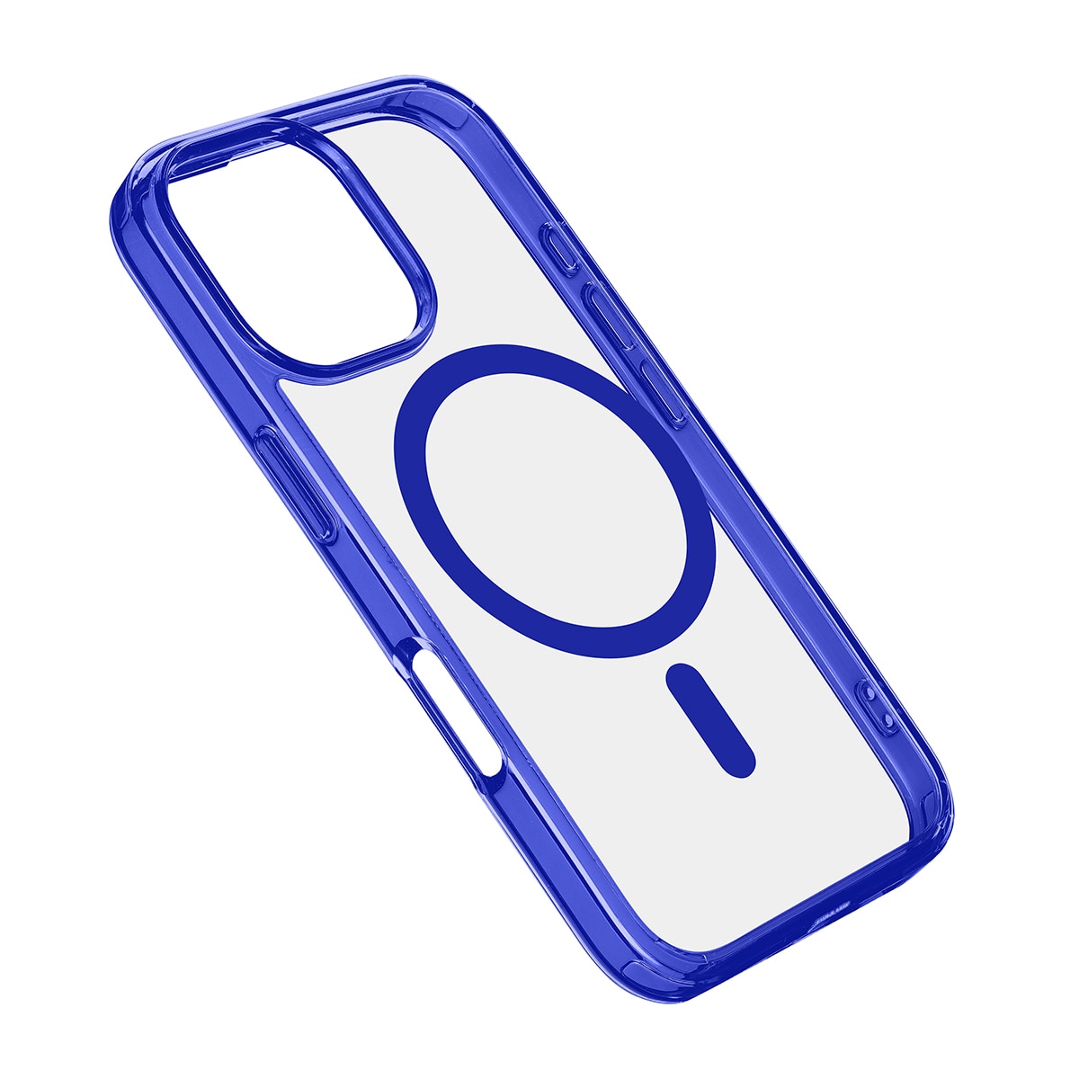 Funda azul Cellularline Iconic Mag para iPhone 16 Pro Azul-1