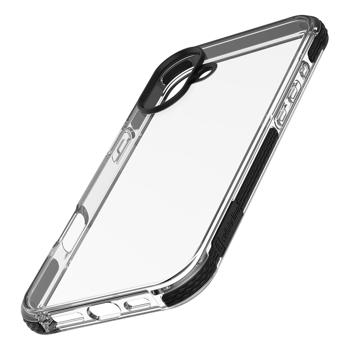 Carcasa ultraprotectora flexible Cellularline Tetra para iPhone 16 Plus transparente Transparente-1