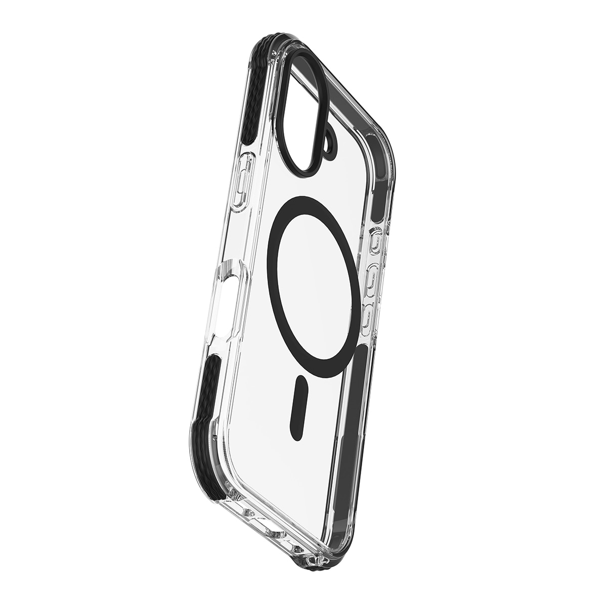 Funda transparente Cellularline Strong Guard Mag para iPhone 16 Plus Transparente-1