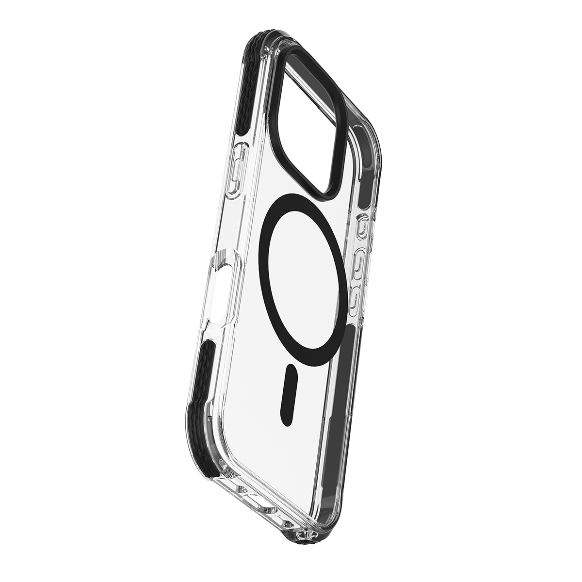 Funda transparente Cellularline Strong Guard Mag para iPhone 16 Pro Max Transparente-1