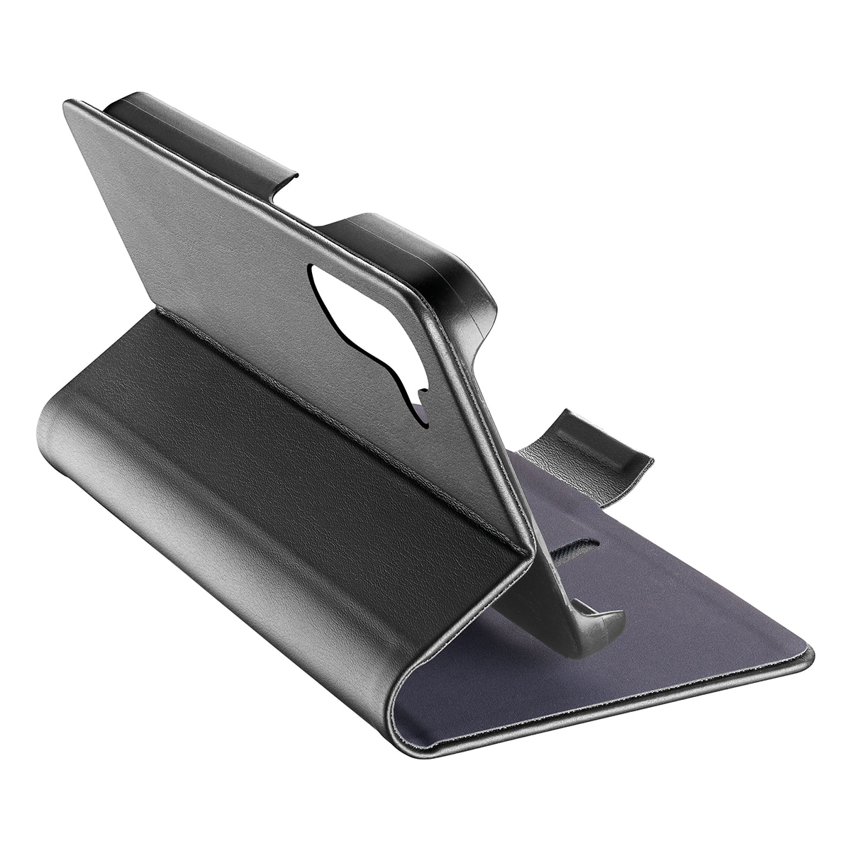 Funda con tapa Cellularlinte Book Cover para Samsung Galaxy A16 Negro-1