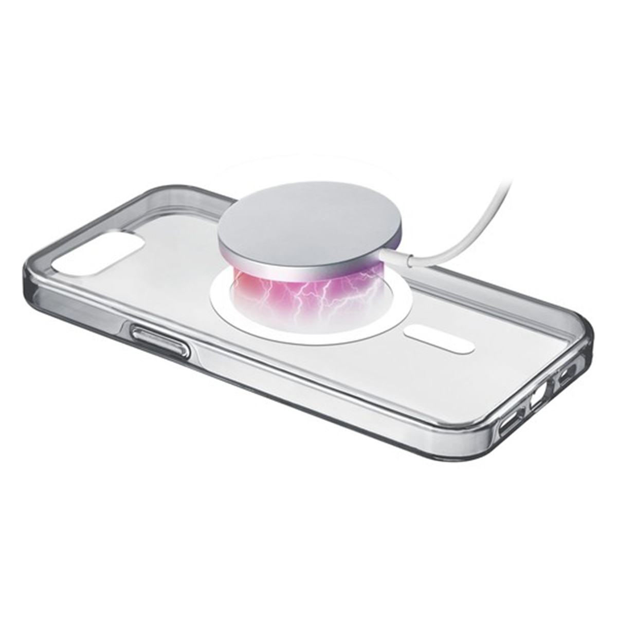 Funda Cellularline Clear Mag para iPhone 16e Transparente-1