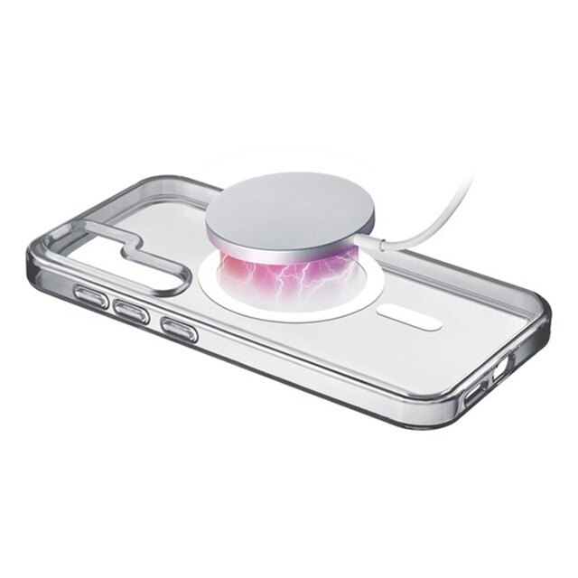 Imagen 0 de Funda Cellularline Gloss Mag Transparente para Ssmsung Galaxy S25