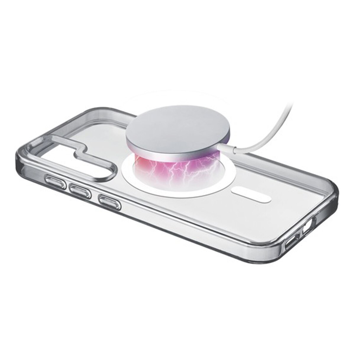Funda Cellularline Gloss Mag Transparente para Samsung Galaxy S25 Ultra Transparente-1