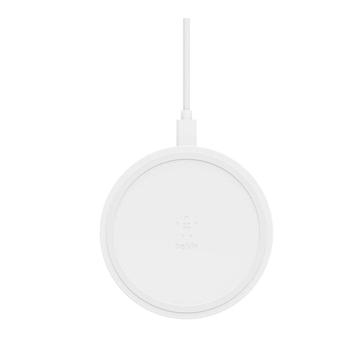 Base de carga inalámbrica Belkin 10W blanca + Adaptador de CA Blanco-1