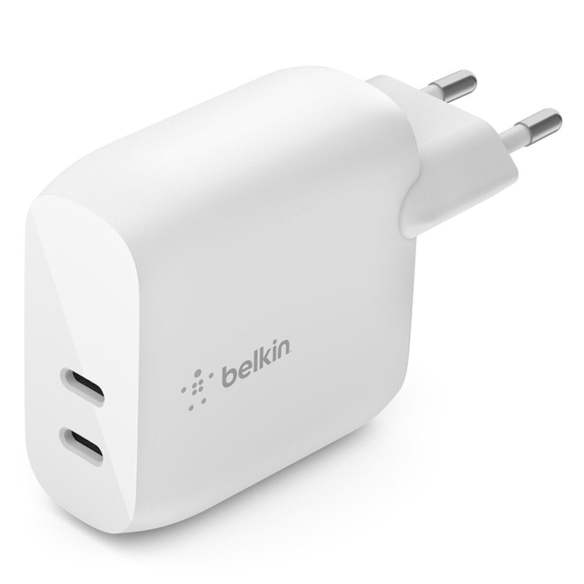 Imagen 0 de Cargador de pared Belkin doble USB-C PD de 40 W