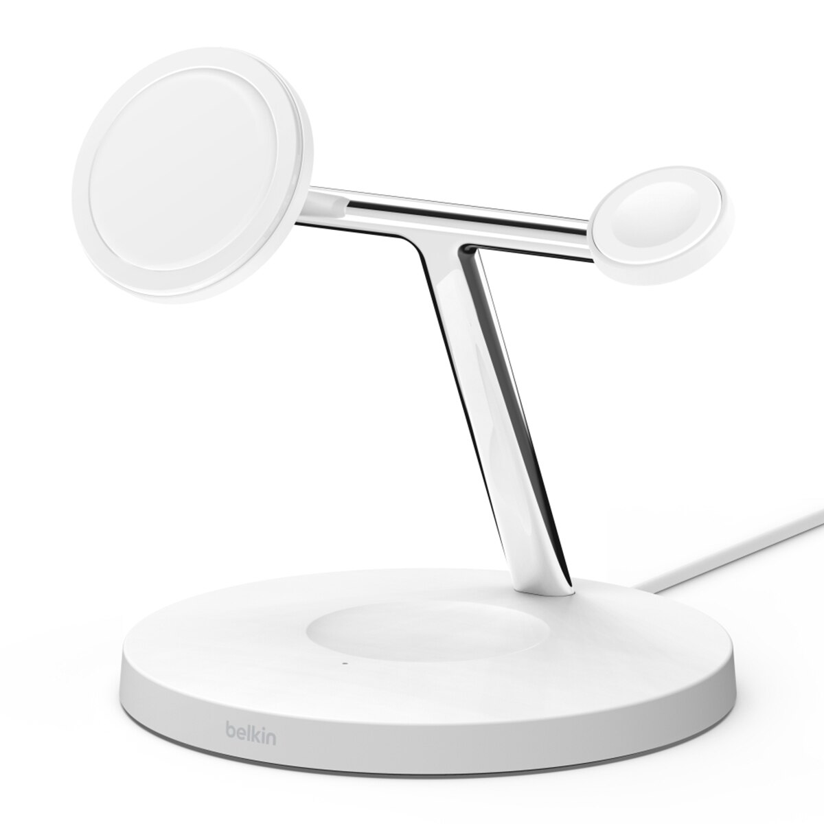 Base de Carga Wireless 3 em 1 Belkin com MagSafe de 15 W Branco-3