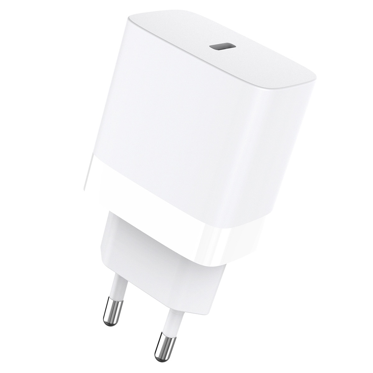 Cargador de pared blanco Inves LT-349C15 + cable USB-C 1,5 m Blanco-1