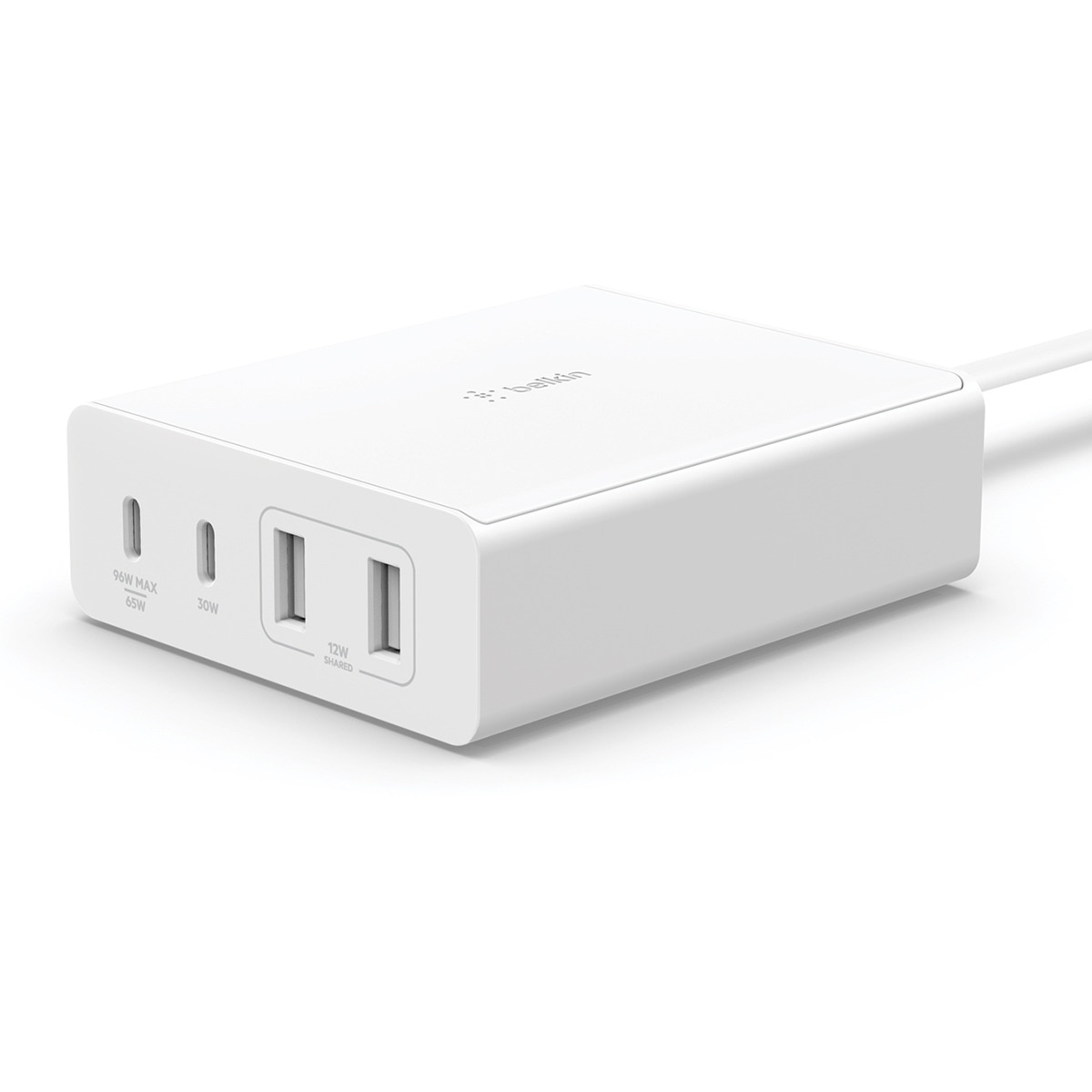 Cargador GaN Belkin 108 W con 4 puertos Negro-1