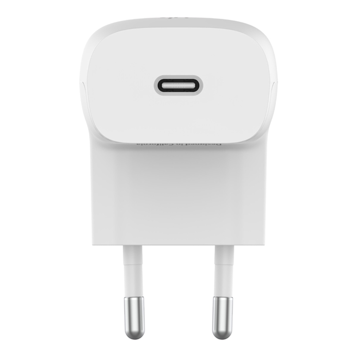Cargador de pared USB-C Belkin 20 W + cable USB-C con conector Lightning Blanco-1