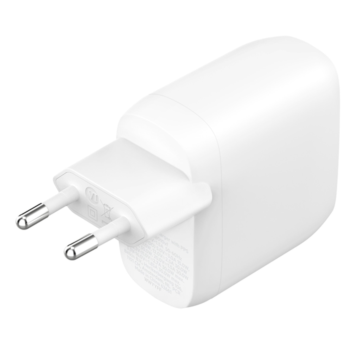Imagen 0 de Cargador de pared Belkin dual USB-C con PPS de 60 W