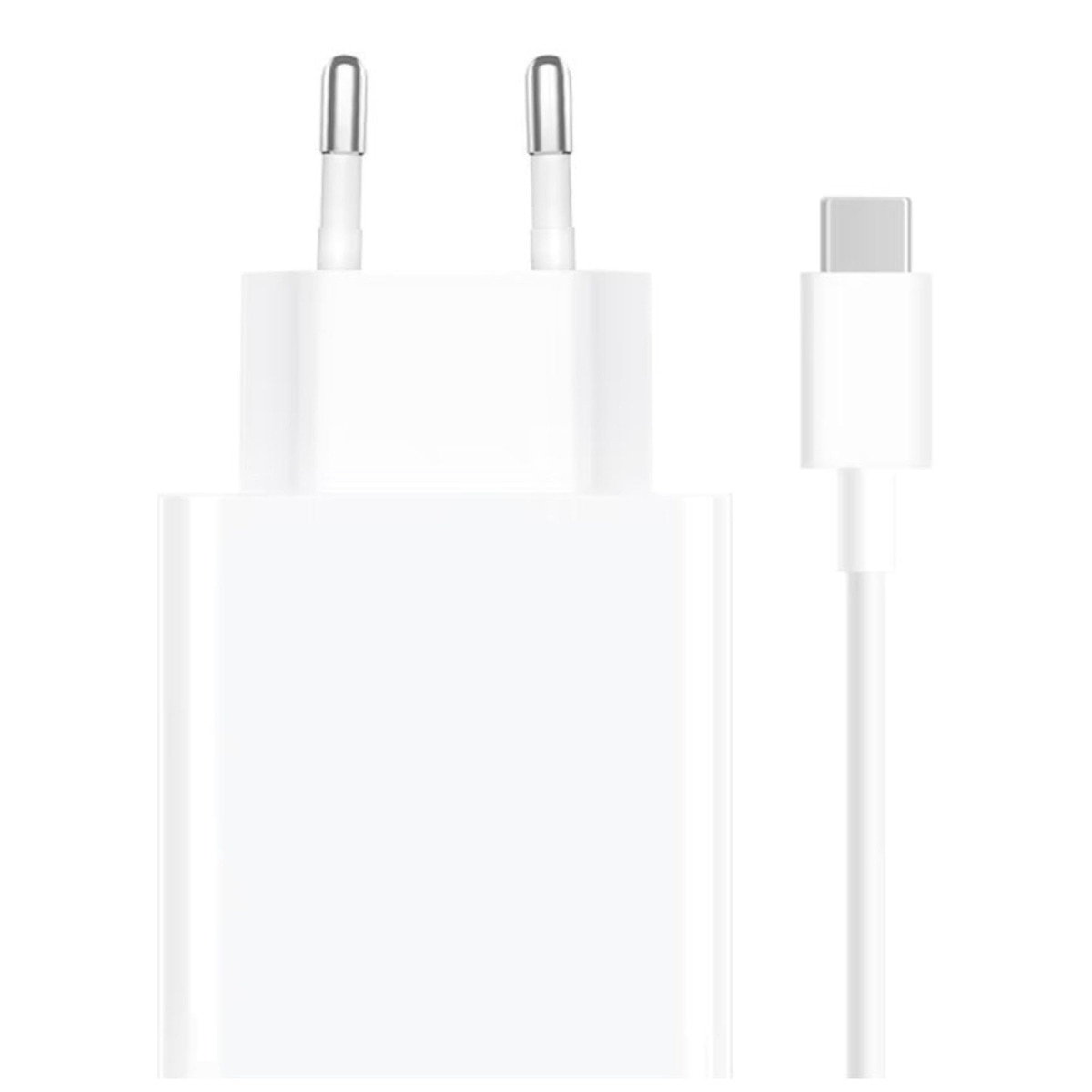 Cargador rápido Xiaomi 67W Charging Combo (USB-C) Blanco-1