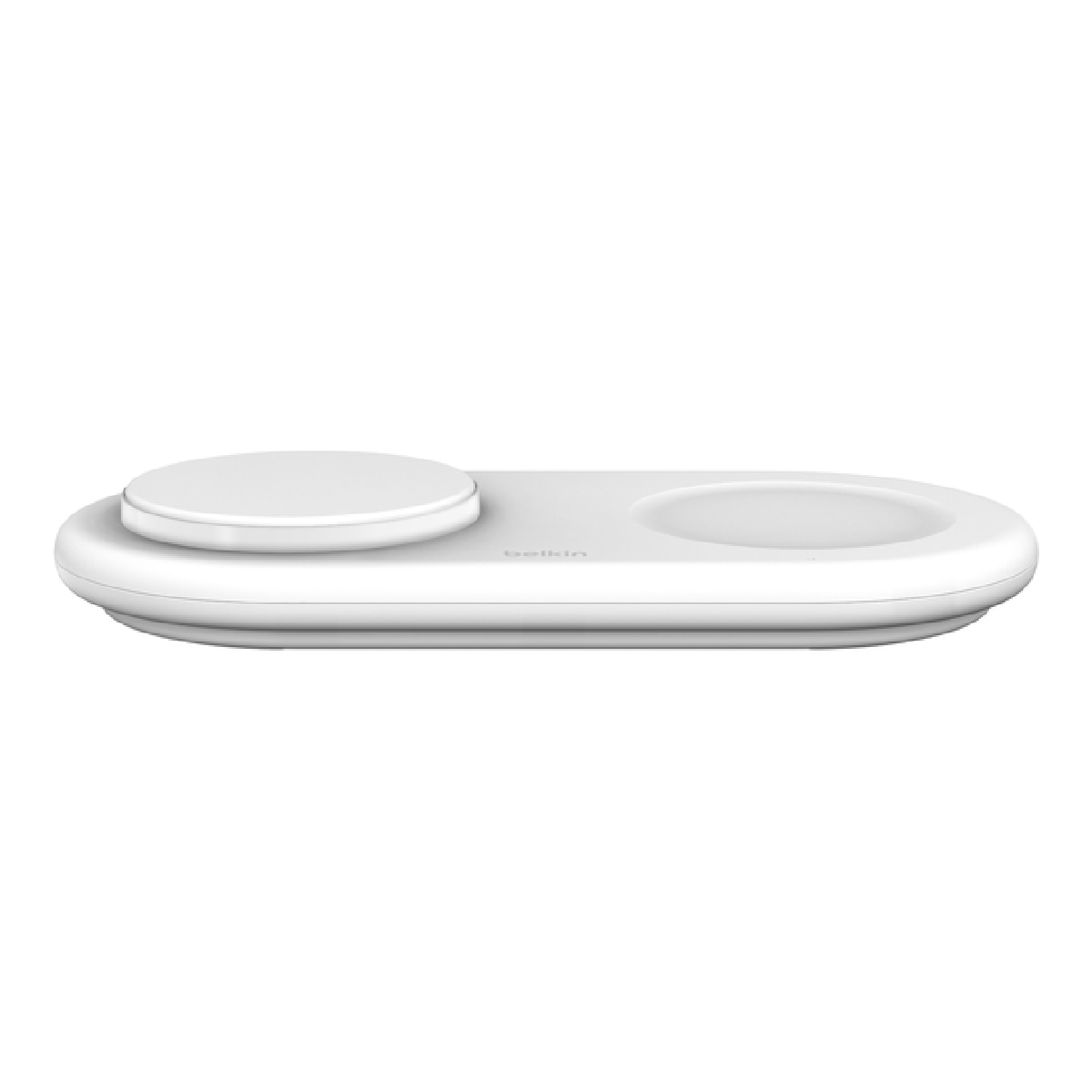 Estación magnética de carga inalámbrica 2 en 1 con tecnología Qi2 de 15 W Belkin BoostCharge Pro Blanco Blanco-2