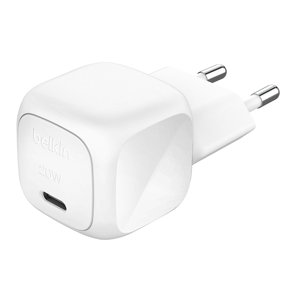 Imagen 0 de Cargador de pared Belkin compacto USB-C de 20 W + cable USB-C