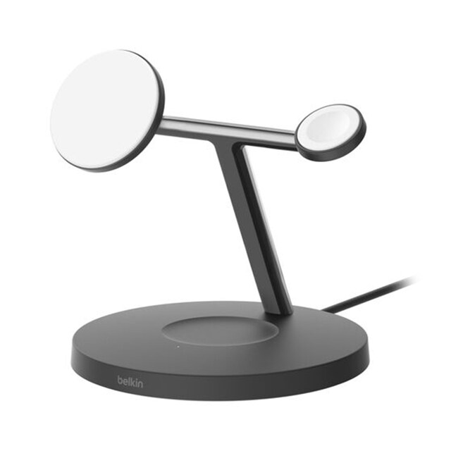 Imagen 0 de Soporte Belkin de carga inalámbrica 3 en 1 con Qi2 de 15 W