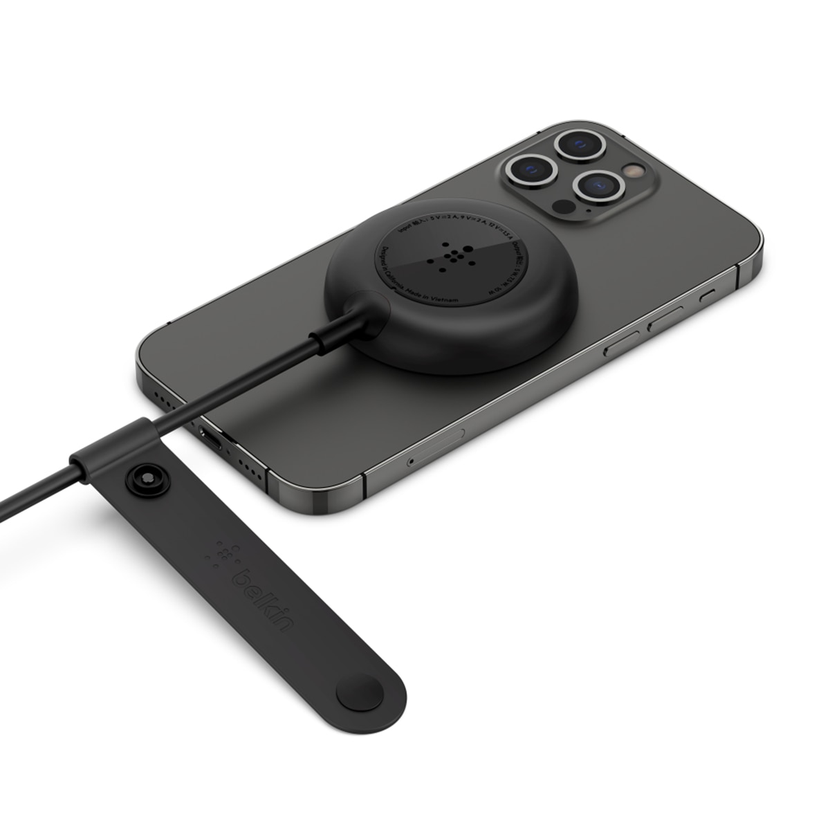 Base de carga magnética Belkin portátil 7,5 W Negro-4