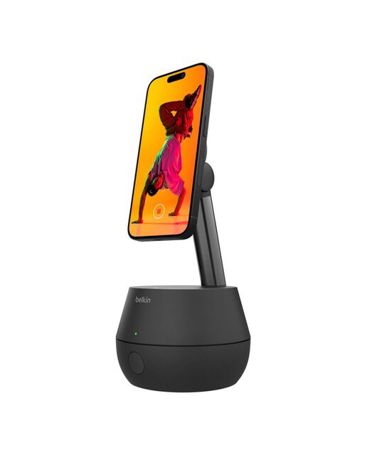 Soporte para smartphone Belkin Pro con seguimiento automático y DockKit Negro-5
